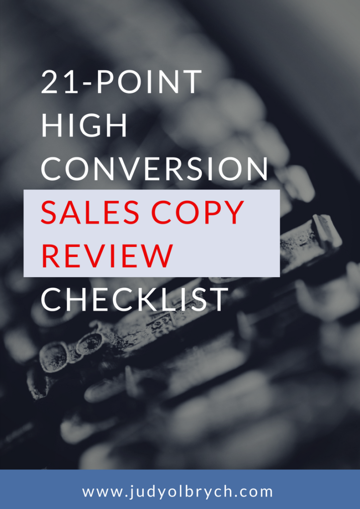 Copy Review Checklist