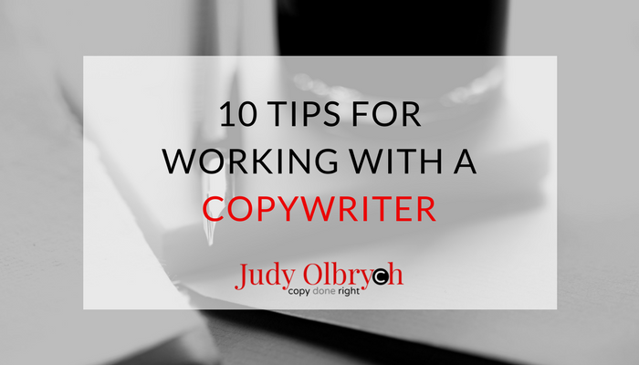 How to Work with a Copywriter – 10 Tips for Success