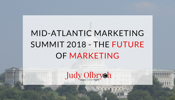 Mid-Atlantic Marketing Summit 2018 – The Future of Marketing
