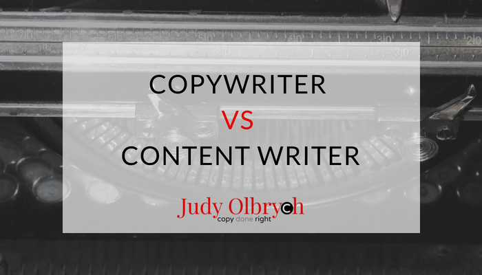 Copywriter VS Content Writer
