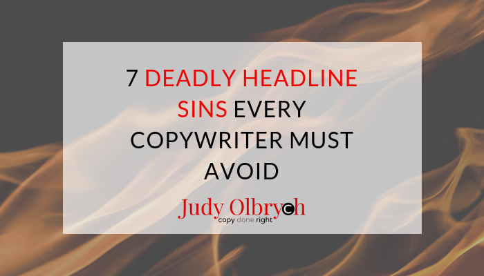 7 Deadly Headline Sins Every Copywriter Must Avoid