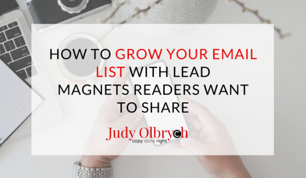 grow your email list with lead magnets